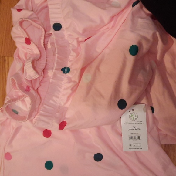 NEW 3x pink PJs set 💗 top bottom holiday - Picture 3 of 3